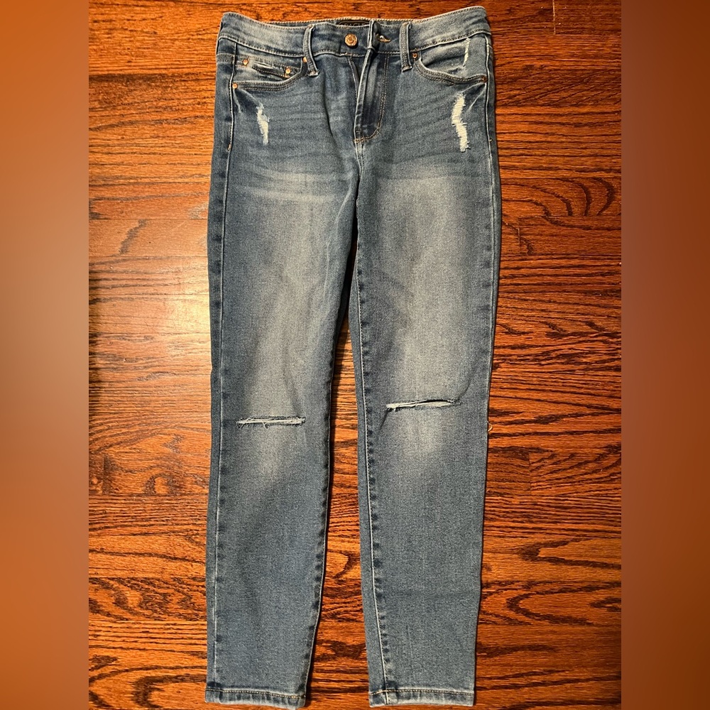 Rachel Rachel Roy Skinny Jeans Style NR23395BRX Cut 110034 Wash Palavena sz 4/27